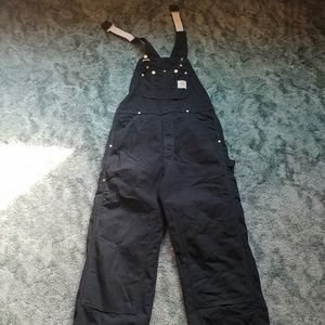 Black Carhartt Bib Overalls